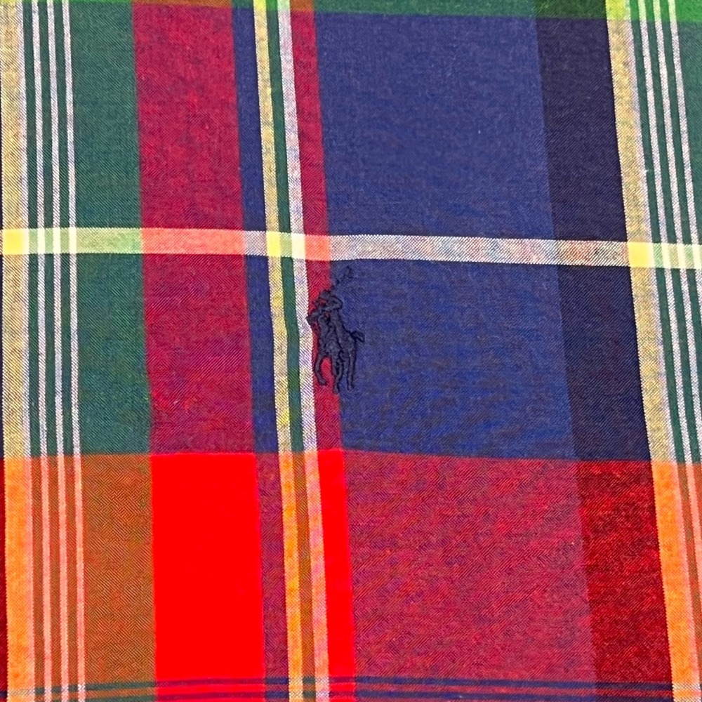 Ralph Lauren Blake Mens Sz M Plaid Button Down Shirt Multicolor *READ - Picture 4 of 8